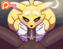 Animated Digimon Renamon ToTo // 560x436 // 284.3KB // gif