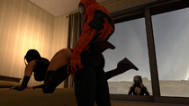 Black_Cat Mavel Psylocke Spider-Man X-Men // 1280x720 // 168.7KB // jpg