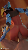 3D Animated Bandoned Overwatch Pharah // 1080x1920, 4.3s // 1.7MB // mp4