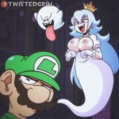 Animated Booette Boosette Luigi Super_Mario_Bros TwistedGrim // 600x600 // 1.9MB // webm