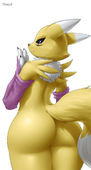 Digimon Renamon derpah // 1030x1920 // 248.3KB // jpg