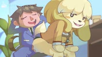 Animal_Crossing Animated CharlieProut Isabelle // 852x480 // 787.6KB // mp4