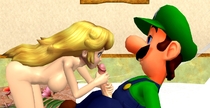 3D Luigi Princess_Peach Super_Mario_Bros residentlover2 // 1366x705 // 263.6KB // jpg