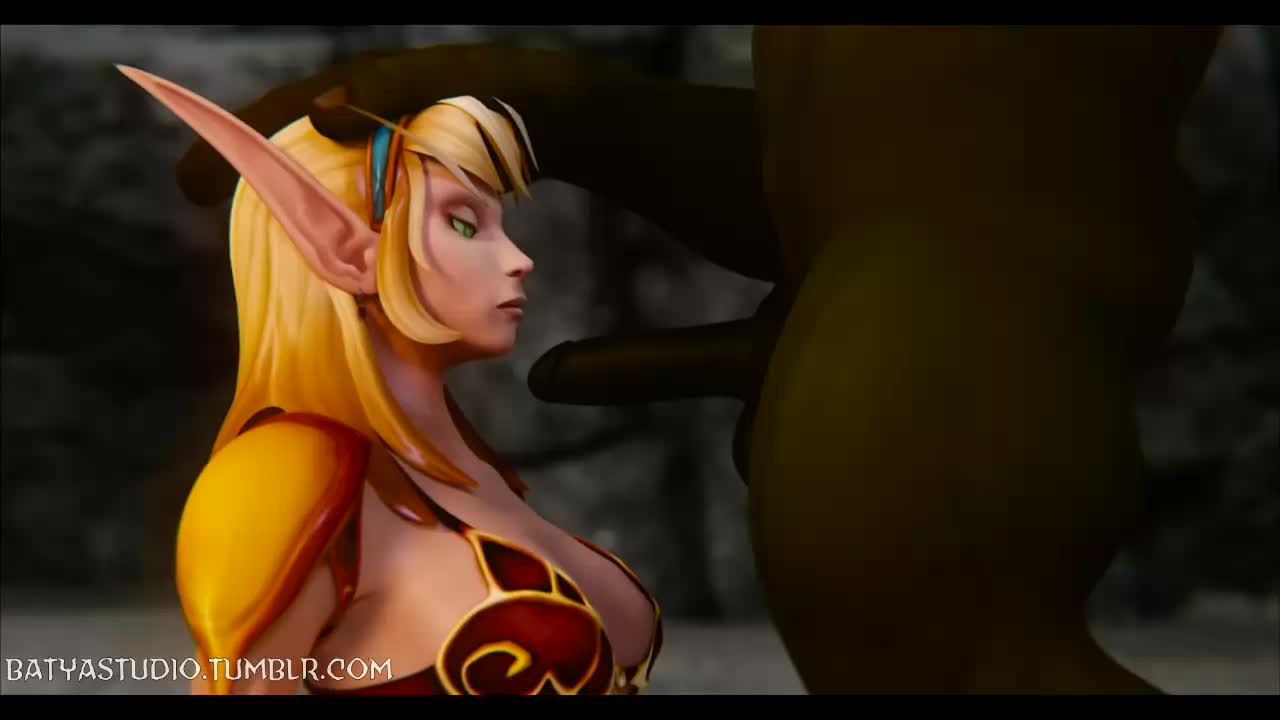 3D Animated Blender Blood_Elf Sound World_of_Warcraft batyastudio // 1280x720 // 4.5MB // webm