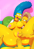 Marge_Simpson Orange-PEEL The_Simpsons // 864x1260 // 437.5KB // jpg