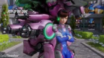 3D Animated Blender D.Va Lvl_3_Toaster Overwatch // 1280x720 // 10.8MB // mp4