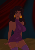 Disney_(series) Esmeralda Inusen_(artist) The_Hunchback_of_Notre_Dame // 1000x1414 // 381.5KB // png