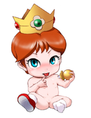 Baby_Daisy Princess_Daisy Super_Mario_Bros // 715x930 // 186.0KB // jpg