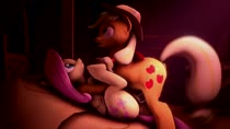3D Animated Applejack Fluttershy My_Little_Pony_Friendship_Is_Magic Source_Filmmaker godoffury // 854x480 // 18.2MB // webm