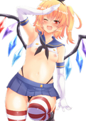 Cosplay Flandre_Scarlet Kantai_Collection Shimakaze Touhou_Project // 800x1120 // 632.5KB // jpg