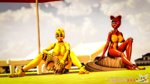 3D Chica_(Five_Nights_at_Freddy's) Five_Nights_at_Freddy's Foxy_(Five_Nights_at_Freddy's) KayDeesxxx // 1280x720 // 1.0MB // png