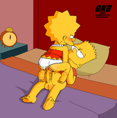 Bart_Simpson Lisa_Simpson The_Simpsons gkg // 1191x1200 // 416.5KB // jpg