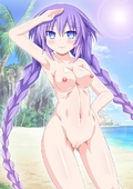 Hyperdimension_Neptunia Neptune Purple_Heart // 724x1024 // 503.7KB // jpg