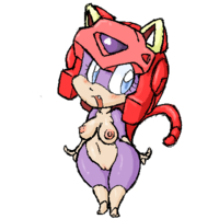 Polly_Esther Samurai_Pizza_Cats // 400x400 // 50.6KB // png