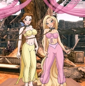 Beauty_and_the_Beast Belle Crossover Disney_(series) EnchantedHentai Rapunzel Tangled // 1280x1299 // 1.0MB // jpg