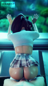 3D Animated Ariana_Grande Blender Sound fortnite wanksysfm // 604x1080, 10s // 7.7MB // webm