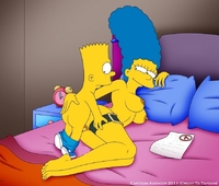 Cartoon_Avenger Marge_Simpson art_Simpson tapdon // 855x726 // 118.6KB // jpg