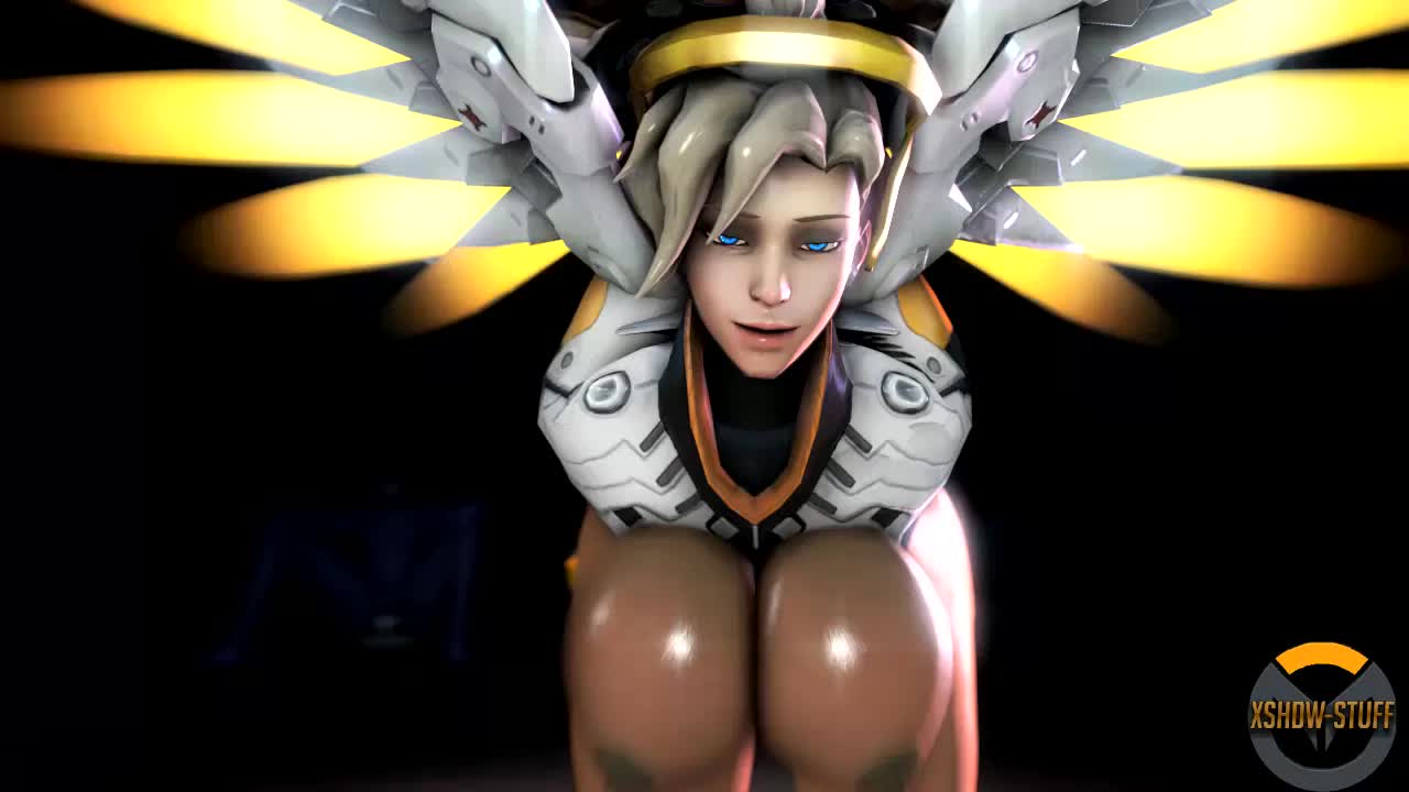 3D Animated Mercy Overwatch Source_Filmmaker Tracer xshdw // 1280x720 // 893.8KB // webm