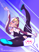 Gwen_Stacy Spider-Gwen Spider-Man_(Series) kajinman // 825x1100 // 697.9KB // jpg