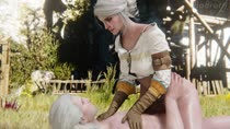3D Animated Blender Ciri Geralt_of_Rivia Sound The_Witcher_3:_Wild_Hunt niodreth // 1280x720 // 9.8MB // webm