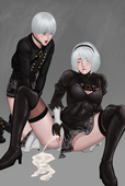 Android_2B Android_9S Nier Nier_Automata // 2480x3694 // 2.3MB // jpg