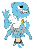 Gumball_Watterson Nicole_Watterson The_Amazing_World_of_Gumball redout // 354x466 // 89.7KB // png