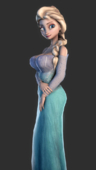 3D Animated Disney_(series) Elsa_the_Snow_Queen Frozen_(film) // 562x1000 // 1.3MB // gif