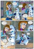 Comic Disney_(series) FrozenParody.com Frozen_(film) Olaf Princess_Anna // 1131x1600 // 333.8KB // jpg