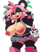 Amy_Rose Kappa_Spark Sonic_(Series) // 960x1200 // 491.0KB // png