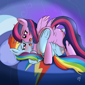 My_Little_Pony_Friendship_Is_Magic Rainbow_Blaze Twilight_Sparkle void236 // 2500x2500 // 2.2MB // png