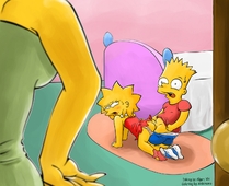 Ahbihamo Alger Bart_Simpson Lisa_Simpson Marge_Simpson The_Simpsons // 1420x1154 // 330.4KB // jpg