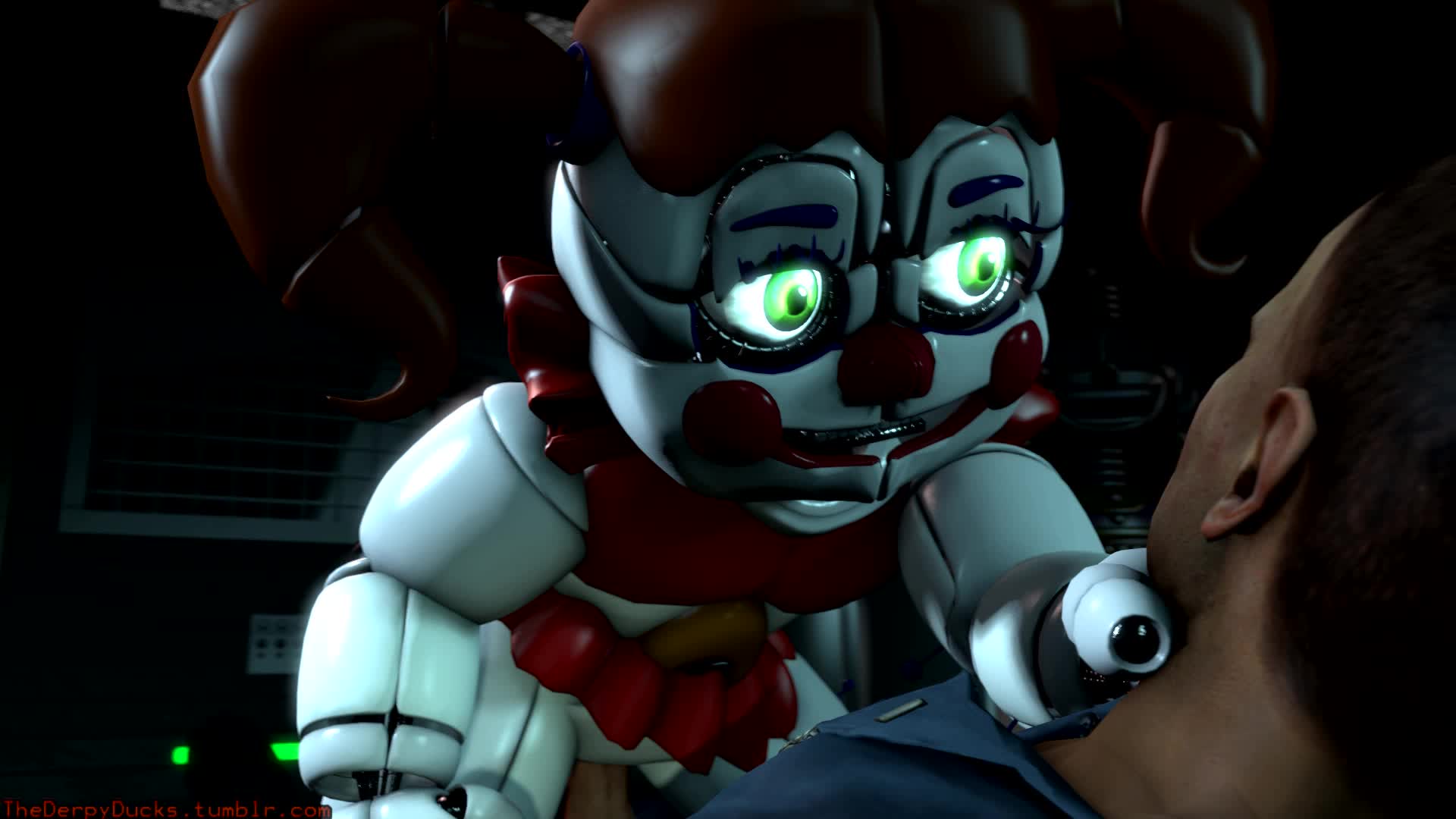 3D Animated Circus_Baby DerpyDuck Five_Nights_at_Freddy's Sister_Location Source_Filmmaker // 1920x1080 // 661.5KB // webm