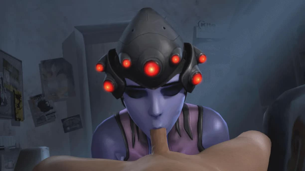 3D Animated Overwatch Source_Filmmaker Widowmaker // 1x1 // 1.5MB // webm