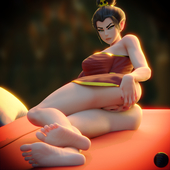 3D Avatar_The_Last_Airbender Azula endlessillusion_(artist) // 1920x1920 // 2.4MB // png