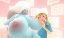 3D Adventure_Time Ice_Queen Mike_Inel // 1500x900 // 400.4KB // jpg