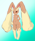 Lopunny_(Pokémon) Pokemon // 1052x1246 // 598.2KB // png