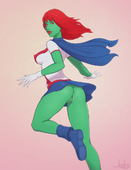 DC_Comics Jodsy M'gann_M'orzz Miss_Martian Young_Justice // 850x1100 // 437.9KB // png