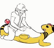 Ampharos_(Pokémon) Animated Pokemon // 550x495 // 453.3KB // gif