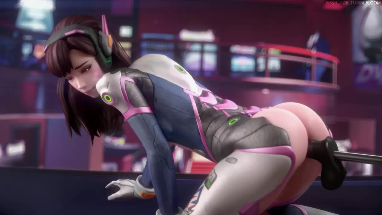 3D Animated Cinema_4D D.Va Overwatch Sound fpsblyck // 1280x720 // 3.0MB // webm