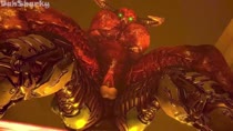 3D Animated Doom Hell_Knight Source_Filmmaker dahsharky // 1280x720 // 2.7MB // webm
