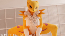 3D Animated Digimon Renamon Sound Wigfritter // 1344x756, 13.2s // 2.0MB // mp4