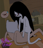 Adventure_Time Animated Finn_the_Human Marceline_the_Vampire_Queen purpleprawn // 540x608 // 221.6KB // gif