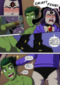 Beast_Boy Incognitymous Raven Teen_Titans // 2480x3507 // 2.4MB // png