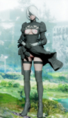 3D Android_2B MMD Nier_Automata // 1110x1920 // 2.1MB // png