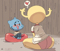 Bumpty Gumball_Watterson Penny_Fitzgerald The_Amazing_World_of_Gumball // 571x482 // 19.5KB // png