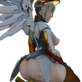 3D Blender Mercy Overwatch Vindication-nsfw // 900x900 // 835.7KB // png