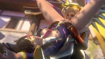 3D Animated D.Va Mercy Overwatch RedDoe // 1280x720 // 4.2MB // mp4