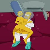Animated Homer_Simpson Marge_Simpson Sfan Sound The_Simpsons // 1350x1350 // 17.9MB // webm