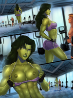 Avengers Marvel_Comics She-Hulk_(Jennifer_Walters) SunsetRiders7 // 900x1200 // 311.4KB // jpg