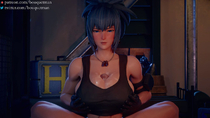 3D Animated King_of_Fighters Leona_Heidern Sound bouquetman // 1280x720, 10s // 4.5MB // webm